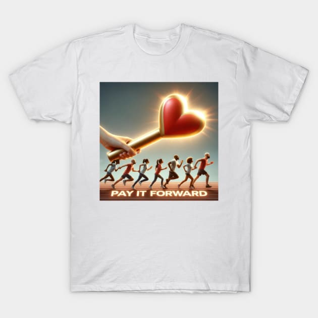 Pay It Forward T-Shirt by TooplesArt